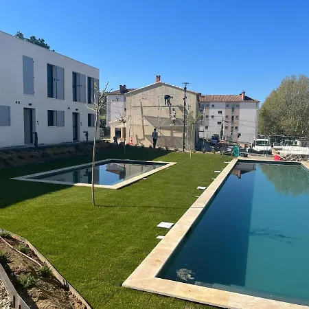 Les Papillons Du Ventoux - Le Myrtil- Eenslaapkamerappartement Met Terras En Tuin * Malaucene